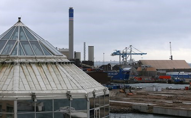 存储生物质颗粒的场地 存储生物质颗粒的场地