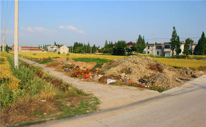 秸秆随意堆放路边 生物质草莓视频下载网站械