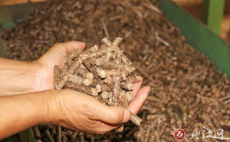 云南省迤车镇：废枝杂木“变身”环保生物质颗粒燃料